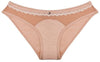 Marl Bikini Brief with Lace
