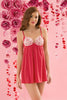 Floral Impressions Plunge Babydoll