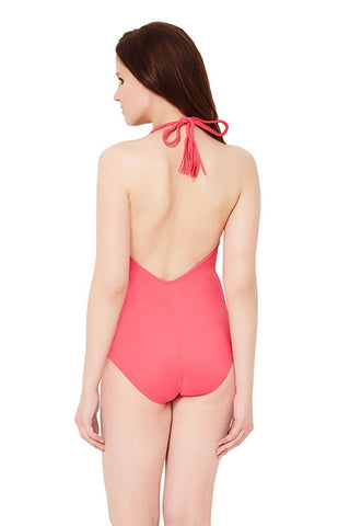 One Piece - Macrame Halter Neck