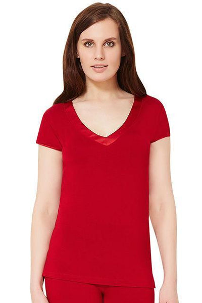 Satin Edge Pyjama Top