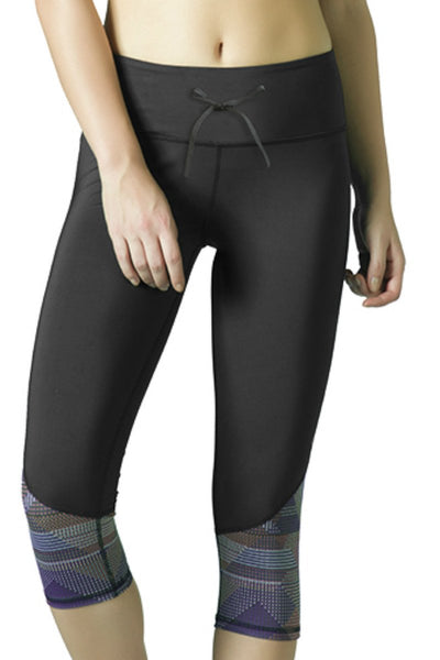 Geo Print Capri Pant
