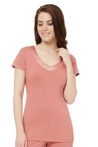 Satin Edge Pyjama Top (New Colours)