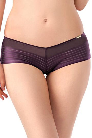 Sheer Stripes Panty (Size : S)